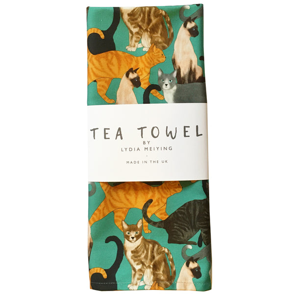 Cats - Tea Towel