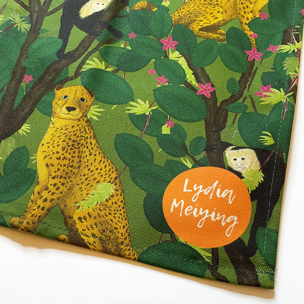 Cheetahs and Monkeys - Tea Towel