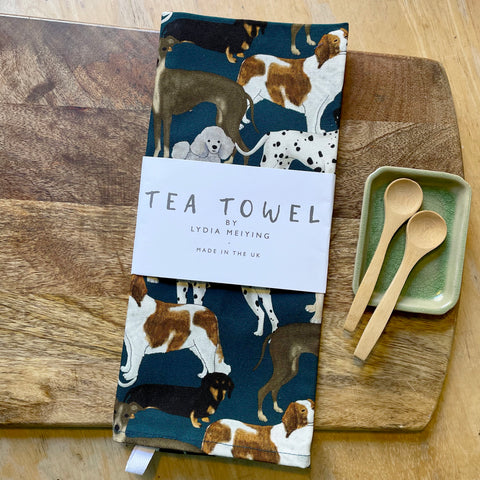 Dogs - Tea Towel