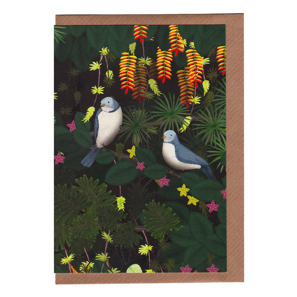 Jungle Birds - Greetings Card