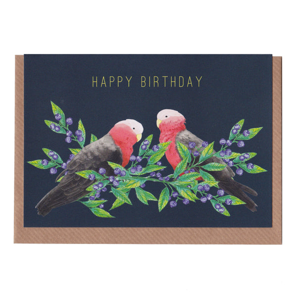 Happy Birthday Galah - Greetings Card