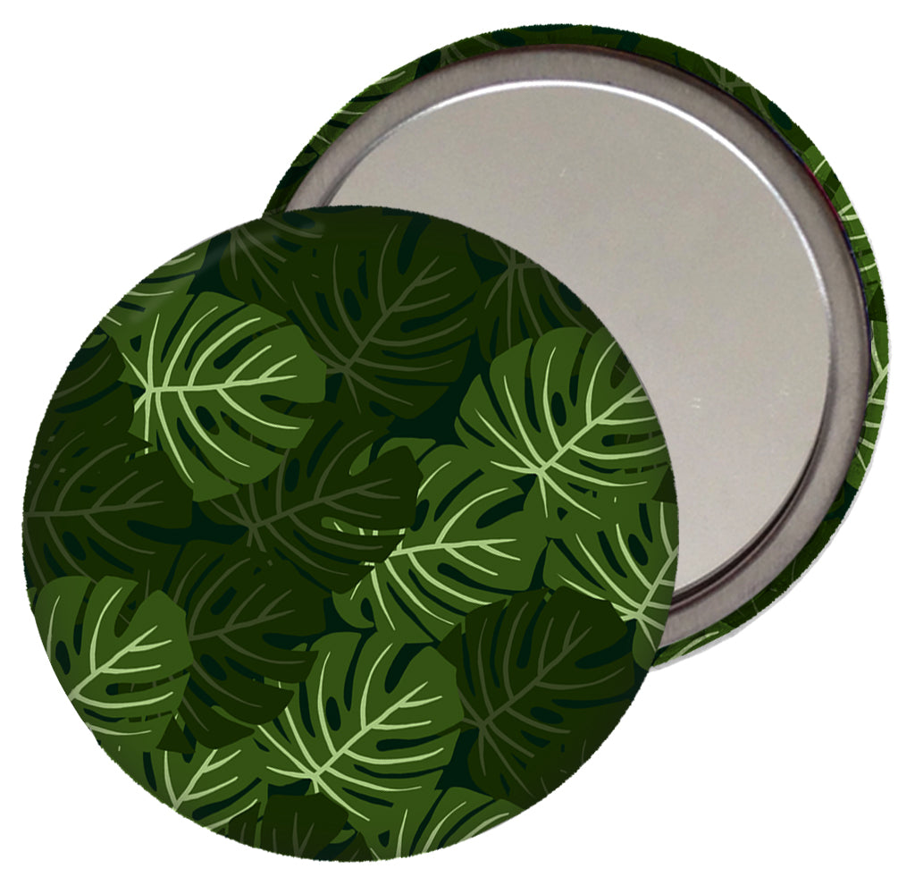 Monstera - Pocket Mirror