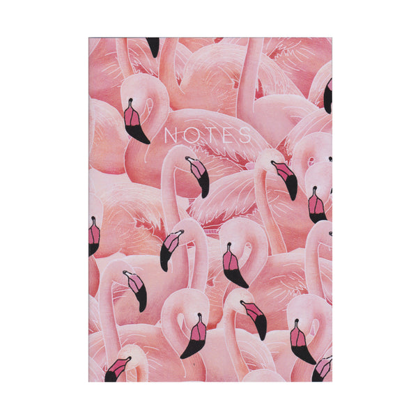 A Flamboyance of Flamingos - Mini Notebook