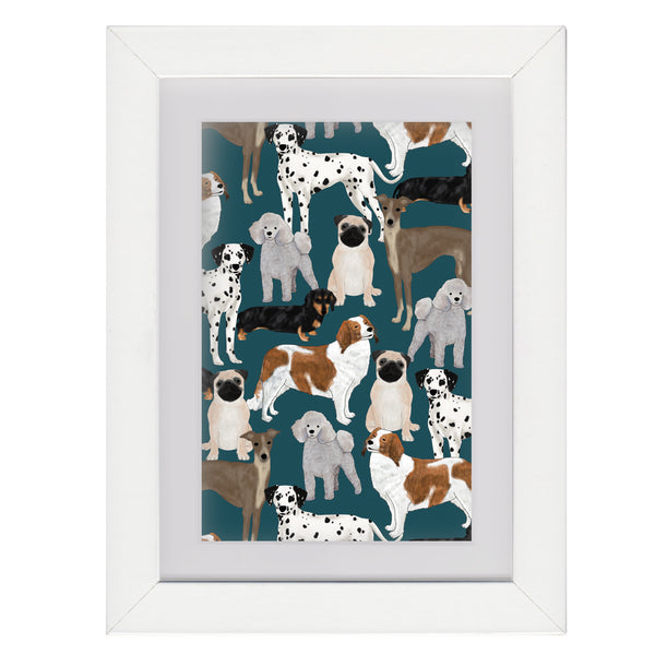Dogs - Framed Mini Print