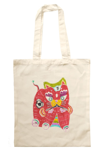 Red Tiger King - Tote Bag