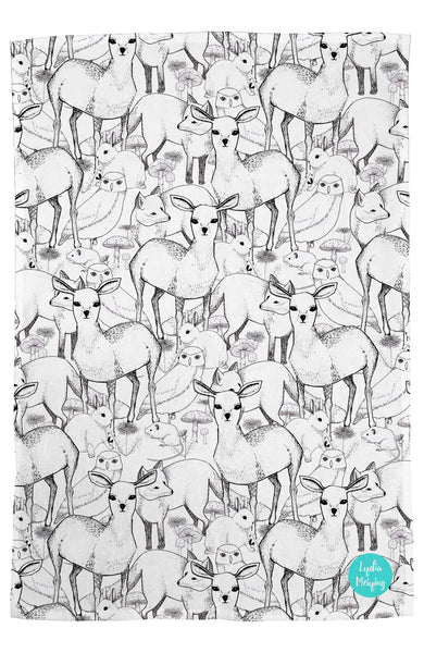 Woodland - Tea Towel